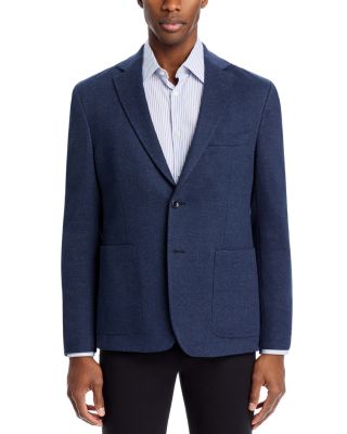 Cotton & Linen Jersey Regular Fit Unstructured Sport Coat - Exclusive