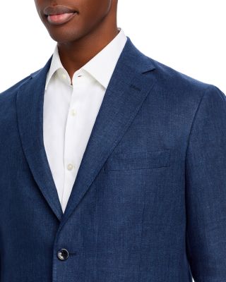 Delave Linen Hopsack Regular Fit Unstructured Sport Coat - Exclusive