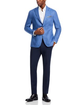 Delave Linen Hopsack Regular Fit Unstructured Sport Coat - Exclusive