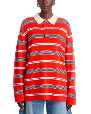 Cashmere Striped Rugby Shirt