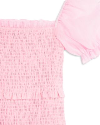 Girls' Laila Puff Sleeve Tiered Smocked Dress - Big Kid