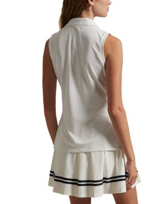 Tailored Fit Sleeveless Polo Shirt