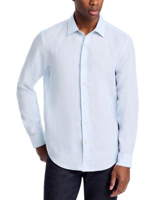 The Men's Store at Bloomingdale's - Yarn-Dyed Standard Fit Linen Shirt - Exclusive