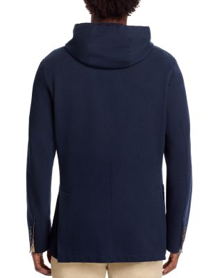 Cotton Pique Jersey Removable Hood Soft Jacket