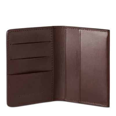 Swanfield Italian Vachetta Leather Bifold Wallet