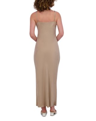 Brushed Straight Slip Dress	