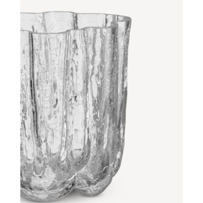 Circular Crackle Vase, Small 