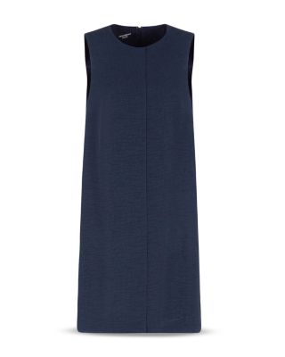 Textured Sleeveless Shift Dress