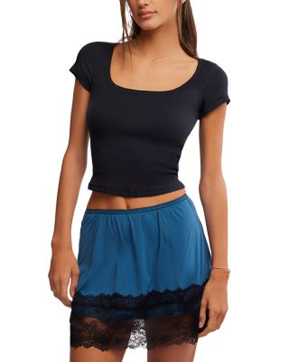 FREE PEOPLE-PARTY CRASHERS HALF SLIP