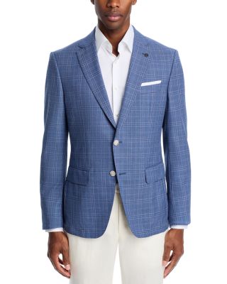 Hutson Tonal Plaid Slim Fit Sport Coat
