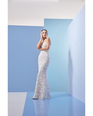 Antoinette Embellished Lace Gown