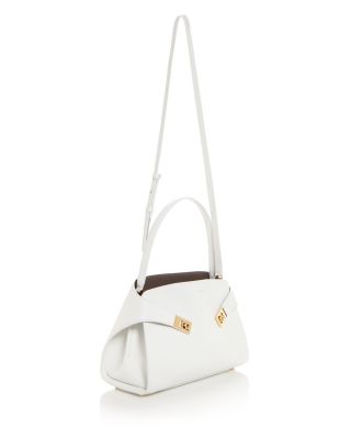 Hug Leather Top Handle Bag