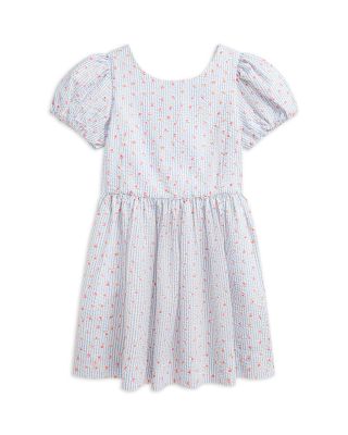 Ralph Lauren - Girls' Floral Cotton Seersucker Dress - Little Kid
