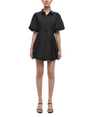 Cleo Balloon Pintuck Mini Dress  