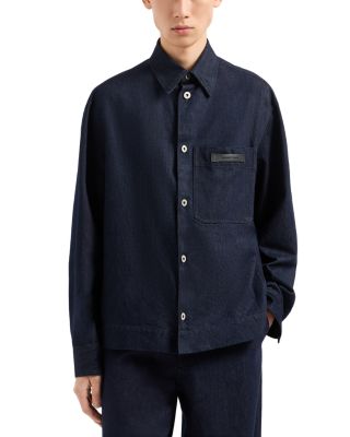 Regular Fit Denim Shirt Jacket