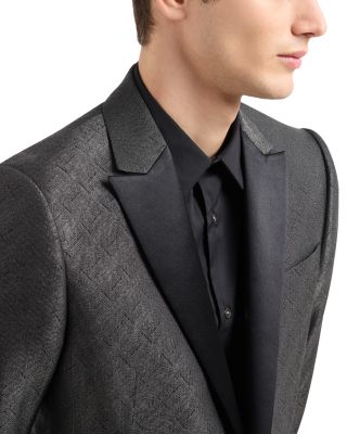 M Line Slim Fit Embossed Jacquard Dinner Jacket