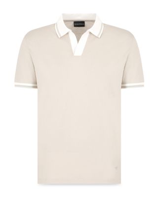 Contrasting Collar & Cuffs Polo Shirt 