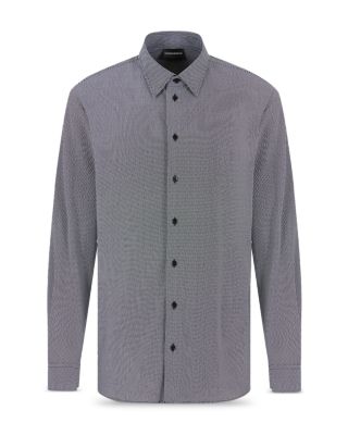 Regular Fit Micro Polka Dot Sport Shirt