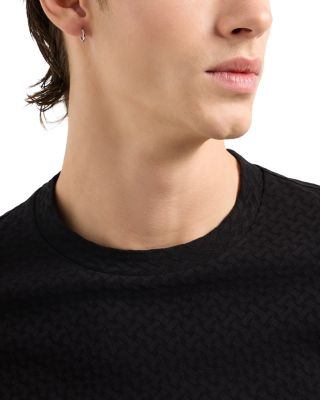 Jacquard Basketweave Tee