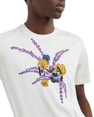 Embroidered Floral Tee