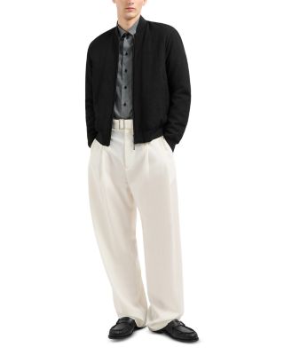 Regular Fit Geometric Pattern Sport Shirt