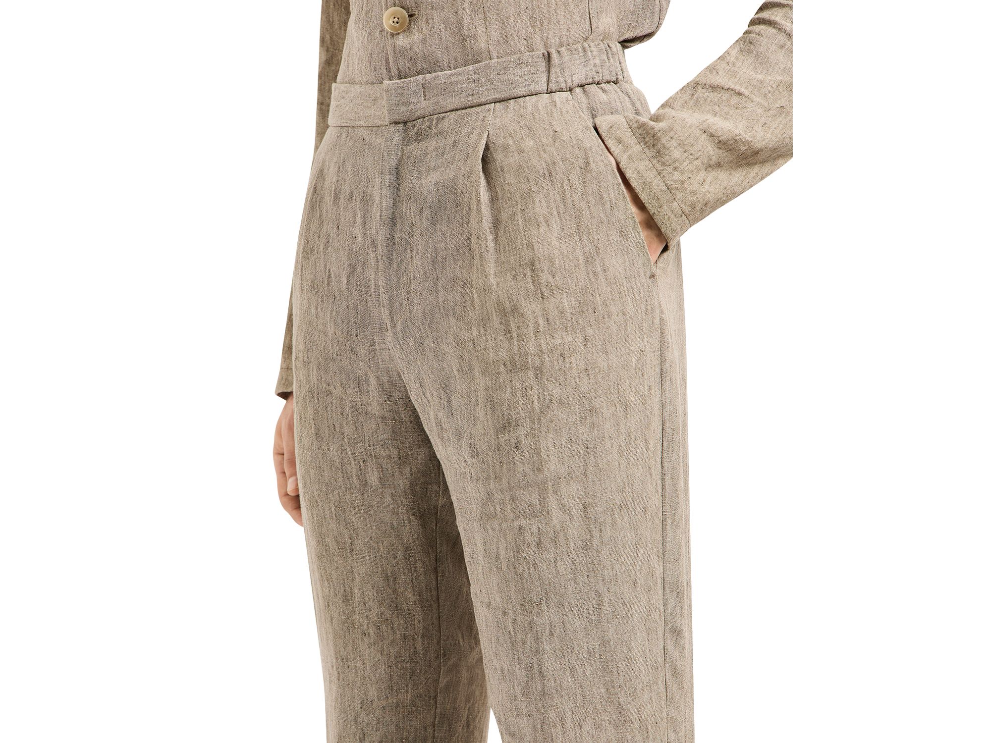 Crepe Delave Linen Trouser — Image 4