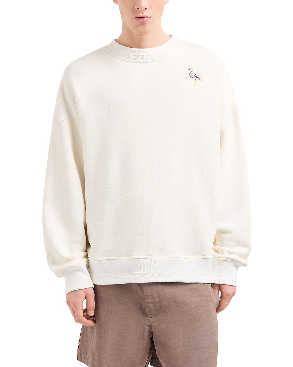 Emporio Armani Flamingo Motif Sweatshirt