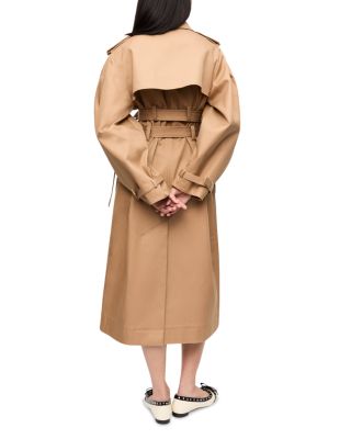 Double Belt Trench Coat