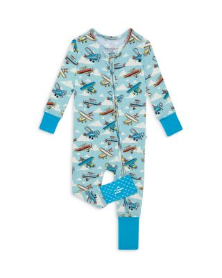 Posh Peanut - Unisex Posh Planes Convertible Footie - Baby