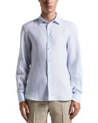 Peserico - Long Sleeve Button Front Shirt