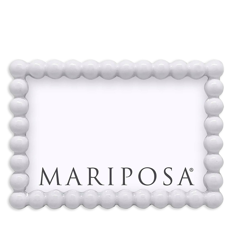 Mariposa Baubles White Picture Frame, 4 x 6