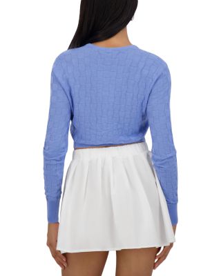 Checker Knit Cardigan 