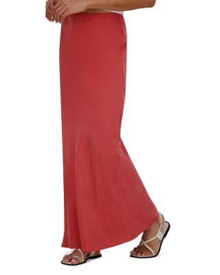 Brushed Straight Skirt