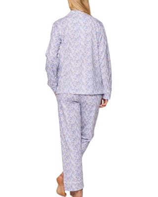 Fleur d'Azur Long Pajama Set