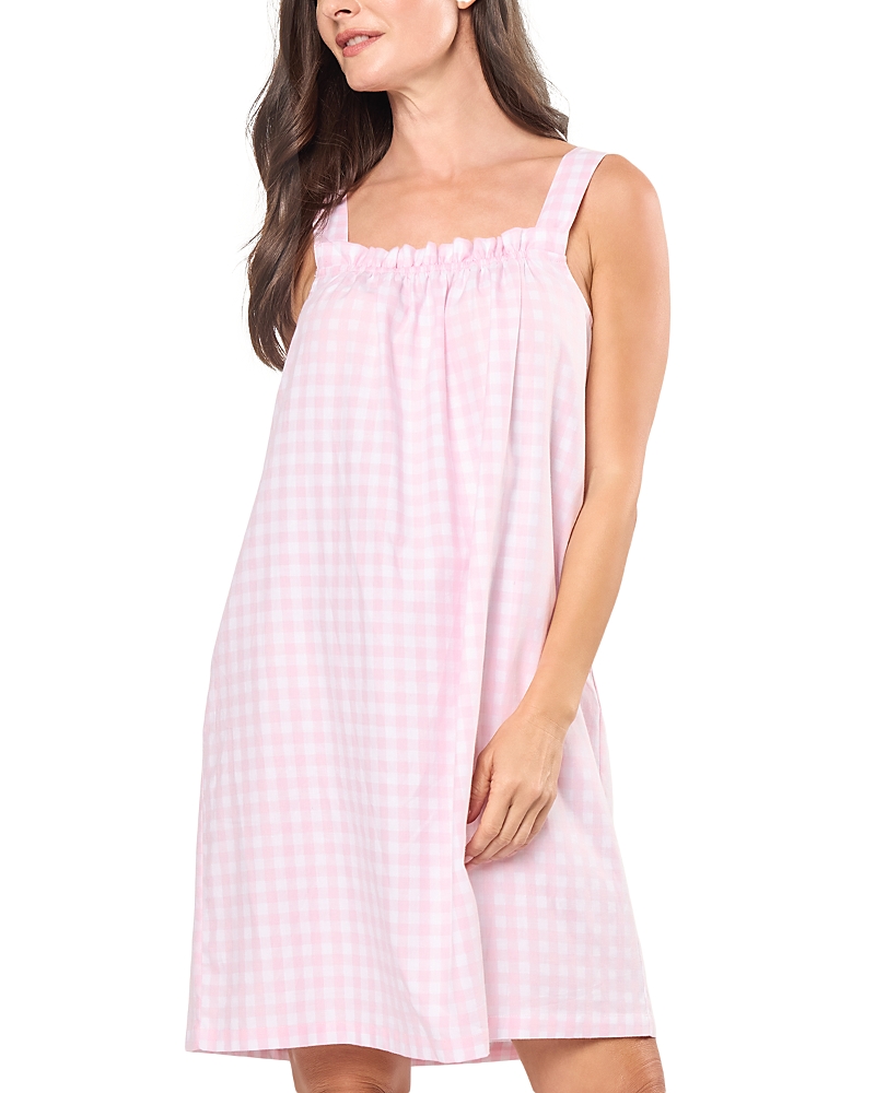 PETITE PLUME TWILL ANNABELLE GINGHAM NIGHTGOWN