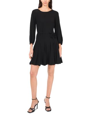 Three Quarter Sleeve Mini Dress