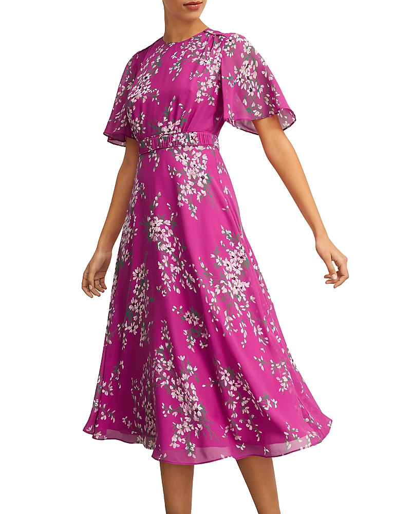 hobbs london pink dress Hobbs London Women's Bronwyn Silk Dress - Pink - Size 20 UK/16 US
