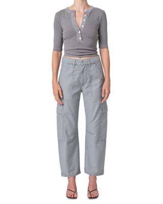 Marcelle Cotton Low Slung Cargo Pants