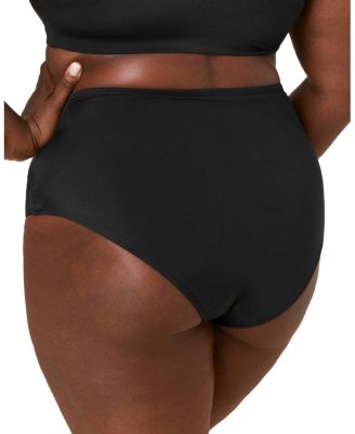 Plus Size High Waisted Bikini Bottom