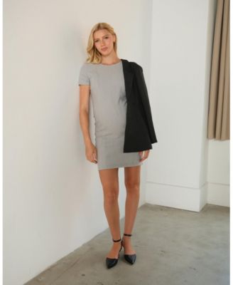 Women's Tailored Maternity Workwear Blazer in Italian Stretch Suiting Fabric 