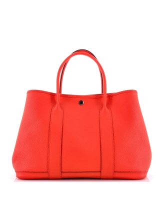 Pre-Owned HERMES 36 Garden Party Tote Leather