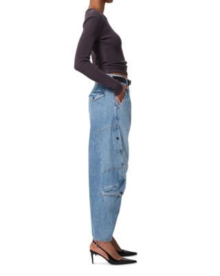 Flight High Rise Barrel Jeans in Zenith