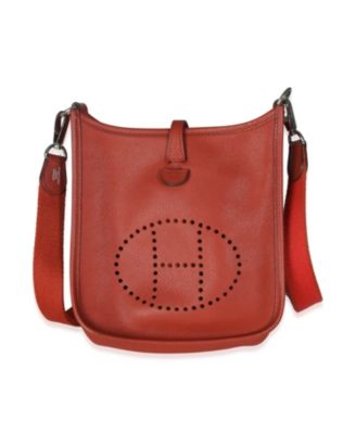 Pre-Owned HERMÈS - Mini Evelyne TPM Leather Handbag