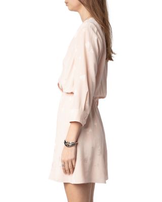 Rucus Silk Flash Heart Dress