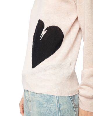 Pravis Cashmere Heart Sweater