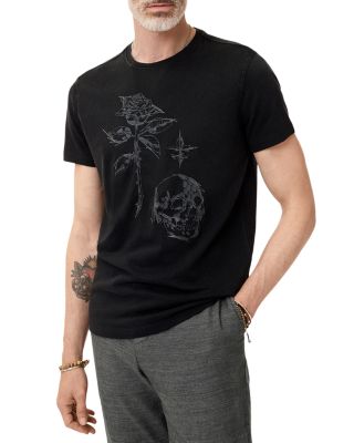 John Varvatos - Rose & Skull Tee