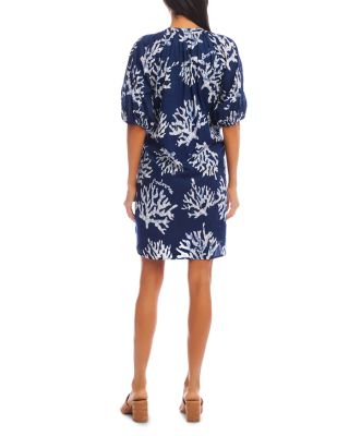 Puff Sleeve Tassel Dress