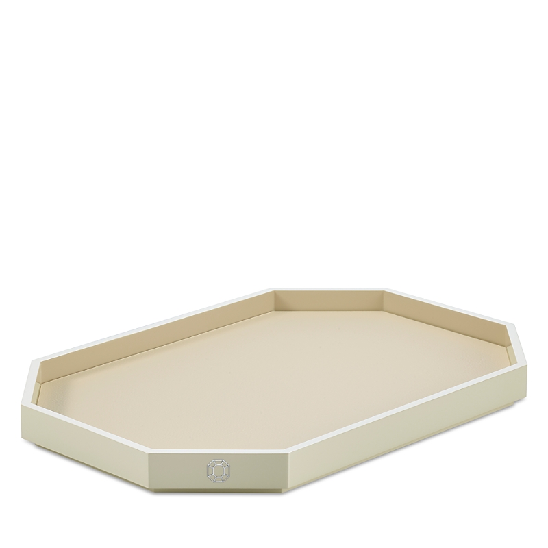 Baccarat Large Octagone Tray In Cream