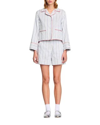 Striped Shirt & Striped Shorts