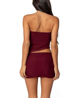 Vivi Mesh Asymmetric Tube Top